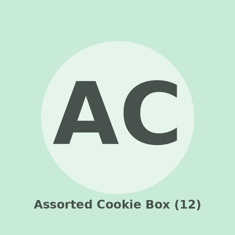 Assorted Cookie Box (12)
