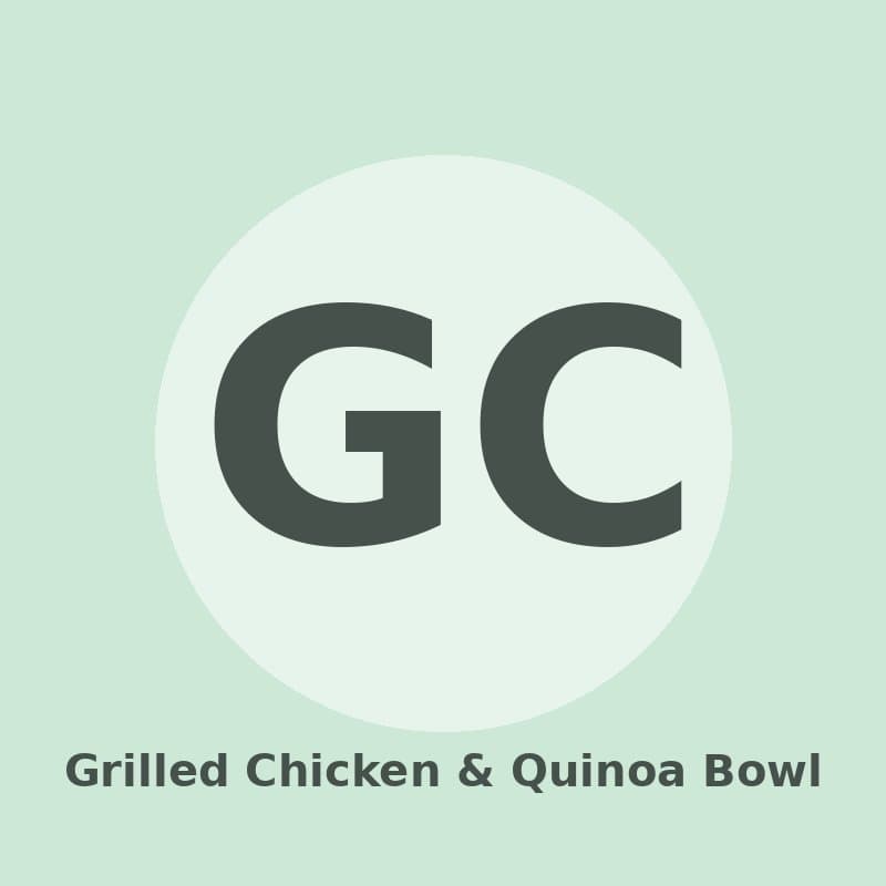 Grilled Chicken & Quinoa Bowl
