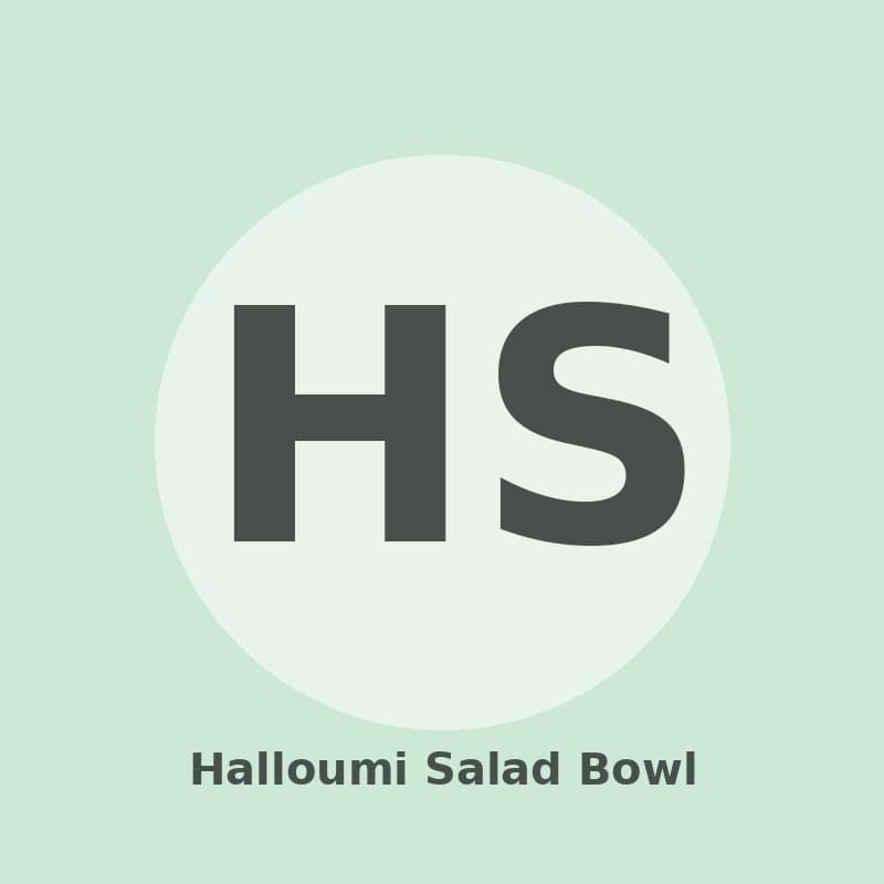 Halloumi Salad Bowl