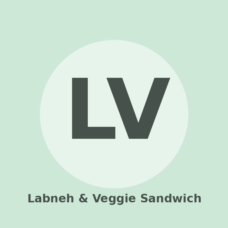 Labneh & Veggie Sandwich