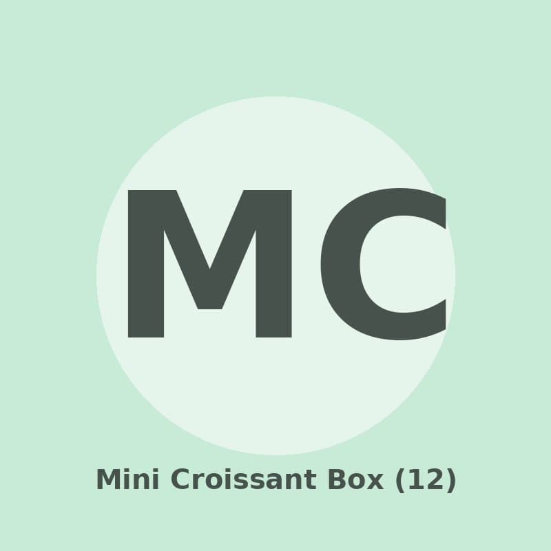 Mini Croissant Box (12)