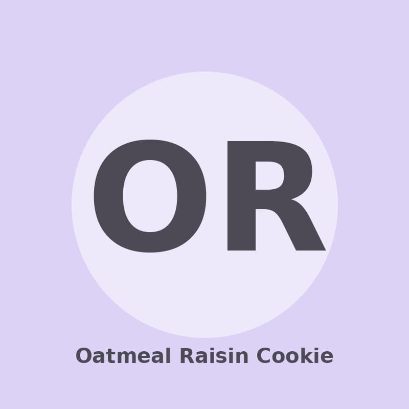 Oatmeal Raisin Cookie
