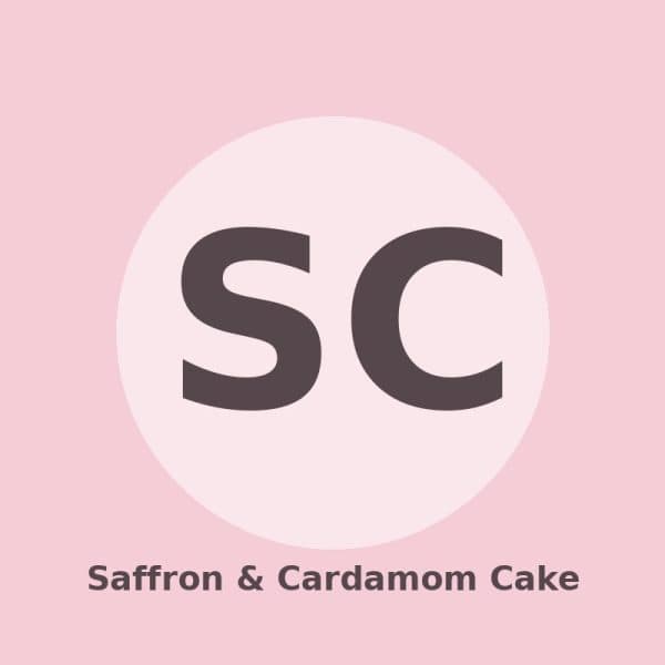Saffron & Cardamom Cake
