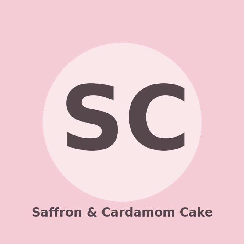 Saffron & Cardamom Cake