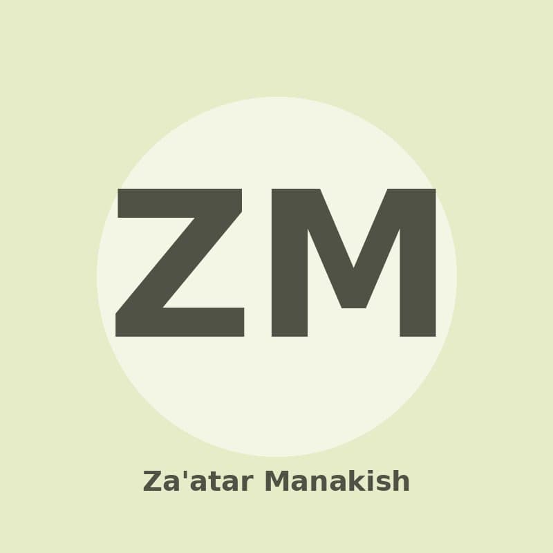 Za'atar Manakish